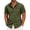 Army Green, variant on WIZUTIZ Mens Short Sleeve Dress Shirts Summer Casual Button Down Shirts Business Shirts Solid Wedding Prom Tops