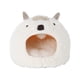 thumbnail image 1 of Cama de felpa para mascotas Nido Cama para perros con alpaca Cojín cálido para dormir para gatos o perros pequeños Cojín deslizante para Gloria casa del gato, 1 of 5