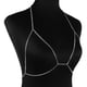 thumbnail image 2 of Collar de arnés de moda, cadena de cuerpo ajustable con diamantes de imitación de aleación para mujer, cadena para el pecho para fiesta, 2 of 5