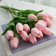thumbnail image 2 of WE Artificial PU Tulips ，Real Touch Fake Flower Arrangement Bouquets for Home Office Wedding Decoration, 2 of 6