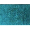 thumbnail image 1 of Ahgly Company Indoor Rectangle Oriental Turquoise Blue Industrial Area Rugs, 8' x 10', 1 of 4