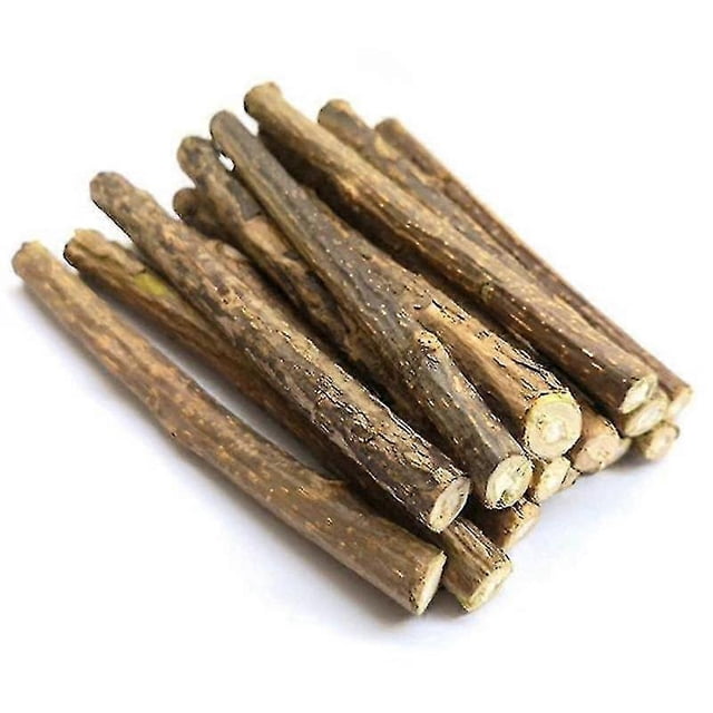 20pcs Natural Silvervine Sticks for Catnip Sticks Matatabi Chew Sticks Teeth Molar Chew Toys for Ca