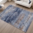 thumbnail image 6 of Addison Rugs Mayfield Premium Machine Washable Transitional Abstract Blue Rectangle Rug, 5' x 7'6", 6 of 6