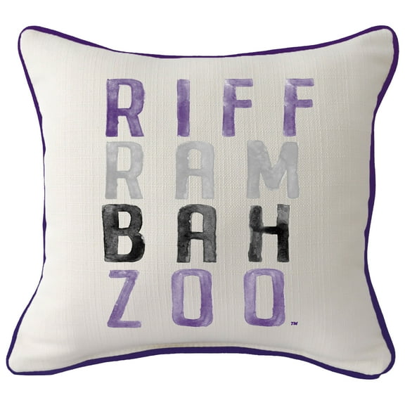 TCU Horned Frogs Poster Rectangular Piped Pillow