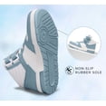 thumbnail image 5 of LUCKY STEP Fashion Hook and Loop High Top Sneakers Casual Walking Shoes,Denim Blue,Womens, 5 of 10