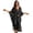 Black and Yellow - Sun Moon, variant on DISNIMO Leopard Printed Kaftan Dress for Women Plus Size Batwing Sleeve Caftan Dresses V-Neck Long Cover Up for Swimsuit Casual Loose Beach Cover Up