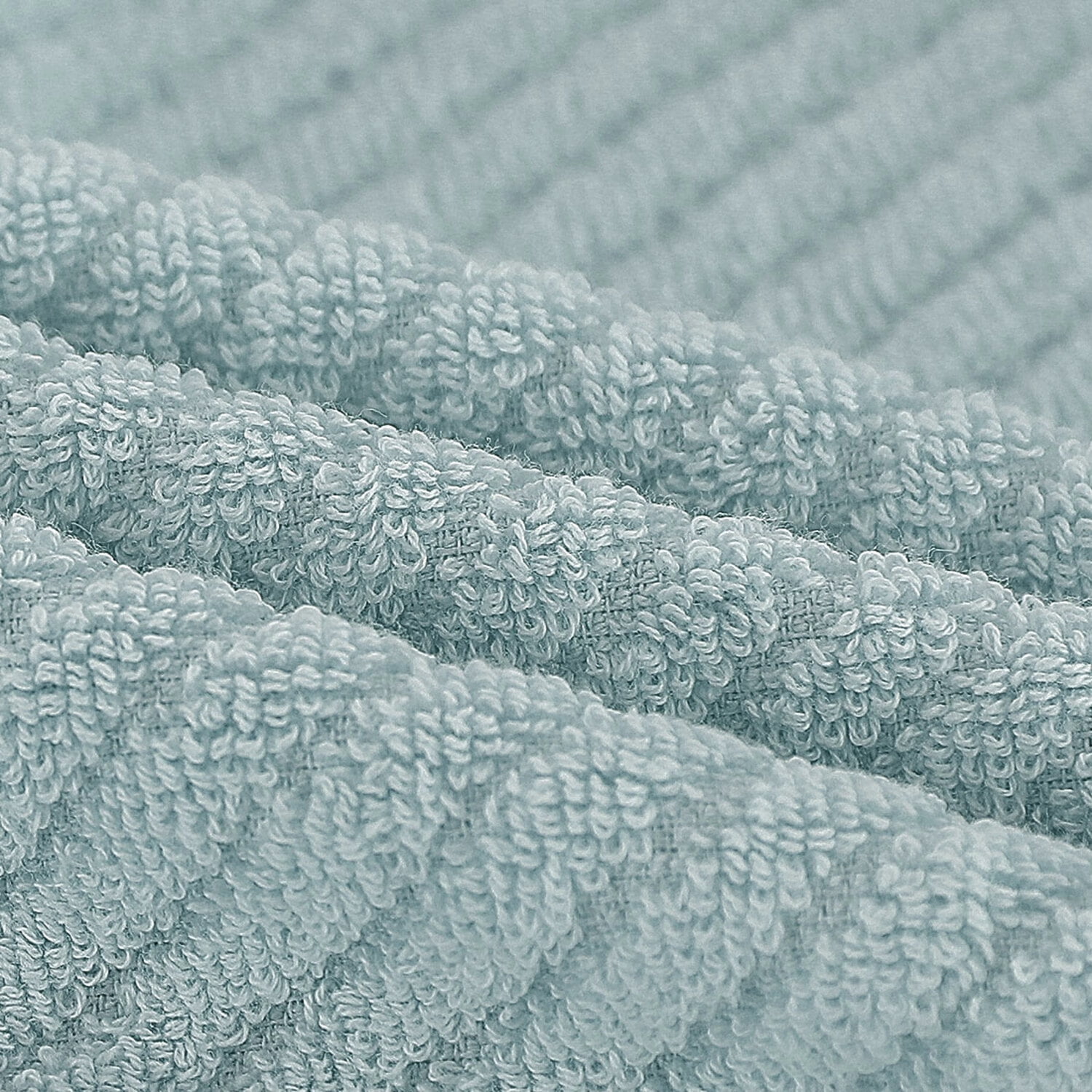 Unique Bargains 2-Pack 100% Cotton Absorbent Quick Dry Face Towels Blue
