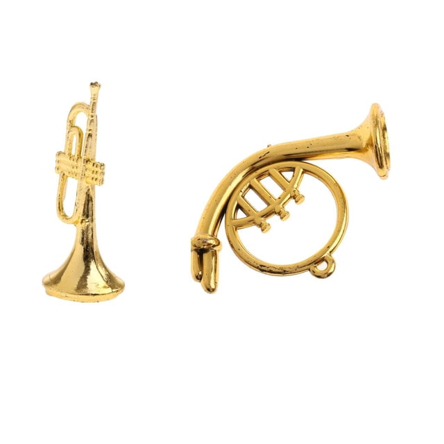 1:12, Casa Miniatura, Instrumento Musical de Latón de Plástico, Accesorio de Decoración, de de Simulación CUTICAT Casa de muñecas en miniatura