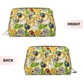 thumbnail image 3 of Naloa Animals Leather Makeup Bag for Purse Travel, Portable Small Cosmetic Organizer for Women and Girls, Make up Bag with Zipper, 3 of 8