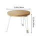 thumbnail image 3 of Pisexur Batería de cocina Mesa pequeña plegable para sofá, mesa auxiliar móvil, mesa redonda pequeña, mesa de comedor pequeña para el hogar, mesa de exterior para el para la cocina del hogar, 3 of 6