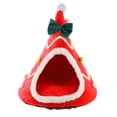 thumbnail image 1 of Cama para gatos de Navidad Casa para dormir para mascotas Casa para gatos Perrera para perros Cojín para mascotas Decoración de Navidad, 1 of 6