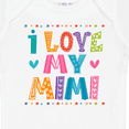 thumbnail image 4 of Inktastic I Love My Mimi for Babies Boys or Girls Baby Bodysuit, 4 of 5