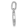 thumbnail image 2 of 14K White Gold Diamond Fancy Pendant (0.1Cttw), 2 of 7