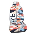 thumbnail image 5 of Car Seat Protection Cover 33×20.5in Easy To Install Elastic Anti Fouling Comprehensive Package For Car Suv Truck Aliceblue Geometric Patterns_4, 5 of 8
