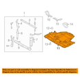 thumbnail image 3 of For 10-14 Legacy, Outback Non-Turbo Front Engine Splash Shield Under Cover Guard, 3 of 5