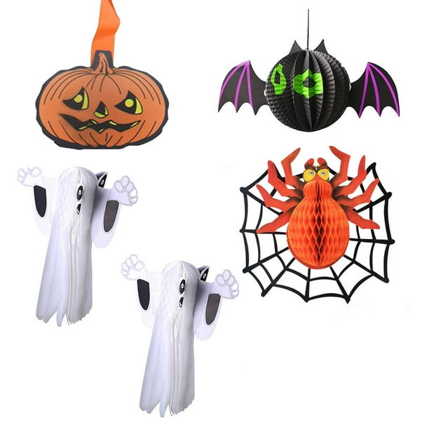 De Halloween, Adornos De Calabaza De Araña Fantasma, Colgante Fabuloso Para Fiesta De Halloween, Casa Fantasma, Decoración De Montaje En Pared Eigraketly HA043413-02