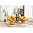 thumbnail image 6 of Oversized Swivel Accent Chair, 360 Swivel Barrel Chair, Papasan Chair for Living Room Bedroom, 6 of 16