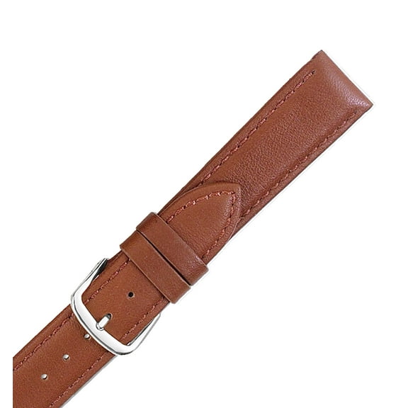 Hadley Roma MS714 16mm Regular Tan Genuine Leather Men's Watch Band Strap