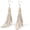 Beige, variant on Boho Leather Layered Tassel Earrings for Women Lightweight Leather Fringe Dangle Earrings Handmade Bohemian Summer Beach Western Drop Earrings for Women?ER1306-White?