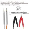 thumbnail image 3 of Probador de resistencia interna de batería de 0,01 m-200, probador de prueba de resistencia de voltaje de batería de 4 cables, níquel, hidrógeno A, 3 of 5