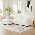 thumbnail image 2 of CHITA Sectional Couches Modular Sofa for Living Room, 4PC in Cream White, 2 of 8