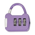 thumbnail image 2 of Guardoinrt 3 Digit Combination Lock Combination Padlock high quality zinc for Sports Locker Wardrobe Case for purple, 2 of 6