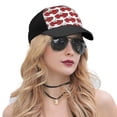 thumbnail image 5 of Yiaed Cute Red Crab Print Baseball Cap Dad Hat Polo Style Plain Blank Adjustable Size, 5 of 5
