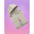 thumbnail image 3 of Planets Line Hoodie Women -Smartprints Designs, Female Large, 3 of 4