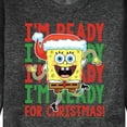 thumbnail image 3 of SpongeBob SquarePants - I'm Ready For Christmas - Men's Crew Neck Fleece Pullover, 3 of 6