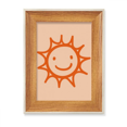 thumbnail image 1 of Hand Painting Orange Sun Sle Desktop Wooden Photo Frame Display Picture Art Painting Multiple Sets, 1 of 3