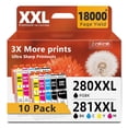 thumbnail image 1 of Cartuchos de tinta Ankink 280XXL 281XXL, paquete de 10 de reemplazo, 1 of 9