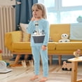 thumbnail image 4 of FORMRS Long Sleeve Top and Pants Pajama Set for Niños 2-Piece Sleepwear, Sizes 18M-8Y, Pirate Animals, 4 of 6