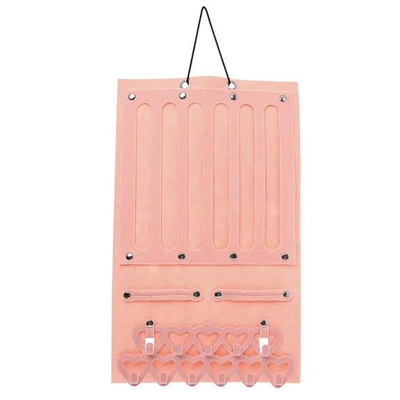 VALSEEL Hair Bows Holder, Hair Clips Storage Hanger, Hair Bows Organizer, Baby Hair Accessory Storage Display Sturdy Rope, Wall Hanging for Girl Room Storage Organizer