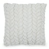 MoDRN Scandinavian Pleated Linen Decorative Throw Pillow, 20" x 20"