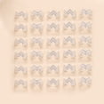 thumbnail image 4 of Yoyauz 30 Pieces Of Women's Hair Accessories, Braided Hair Accessories, Hairpin Accessories With Thread Wrapping, Metal Gold And Silver Beads Braid Rings Cuff Clip Hair Accessories, 4 of 7