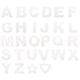 thumbnail image 1 of Plantillas de Letras Grandes de 6 Pulgadas, Plantilla de Estrella y Plantilla de Corazón para Pasteles y Arte en Paredes, 1 of 5
