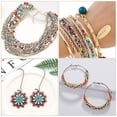 thumbnail image 4 of 24000 cuentas de vidrio de 2 mm, pequeñas cuentas para hacer joyas, 24 surtidos, color opaco, agujero de 0,6 mm, pulseras y collares, 4 of 5