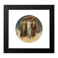 thumbnail image 2 of Alexandre Evariste Fragonard 16x15 Black Modern Framed Museum Art Print Titled - The Three Graces, 2 of 5