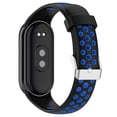 thumbnail image 3 of Two Tone Silicone Strap with Metal Connector for Watches Silica Gel for Style, 3 of 6