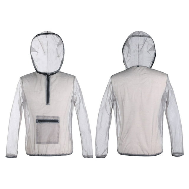 Veste de Protection Respirante contre les Insectes - Maille à Capuche Anti-Insectes pour Pêche et Camping - Résistant aux Moustiques et Abeilles Vêtements d'Extérieur