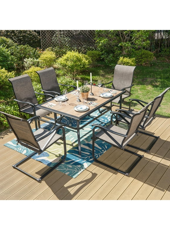 7 Piece Patio Dining Set in Patio Dining Sets