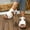White, variant on HAOTAGS Slippers for Women Flat Hollow Vintage Casual Slip On Sandals Brown Size 6