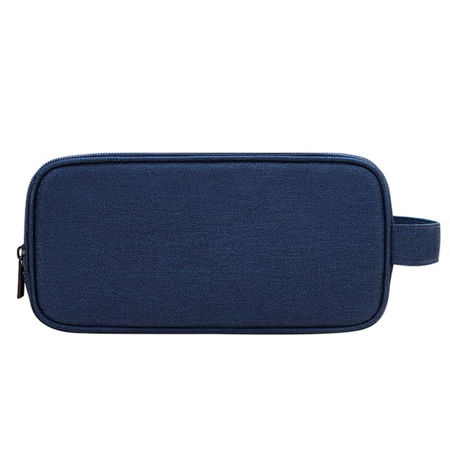 Organizador Accesorios Electrónicos Portátil Almacenamiento Digitales para Celular Multifuncional Disco en U () Azul Marino