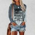 thumbnail image 2 of Women's Long Sleeve Shirts Country Concert Nashville Crew Neck Tunic Tops Country Music Graphic Loose Fashion Tees, 2 of 7