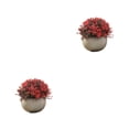 thumbnail image 2 of Decodeary ABS Plants For Home Degradable Realistic Appearance Skin-friendly Eco-Friendly Flowers JH3423 2Set, 2 of 6