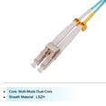 thumbnail image 3 of Unique Bargains 2 Meters 6.5Ft Fiber Patch Cable Multimode LC-LC OM4 LSZH Fiber Optic Jumper Green For Network Transceiver,1Pcs, 3 of 6