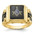 thumbnail image 5 of 14K Yellow Gold Men's Masonic Ring Size 10, 5 of 6