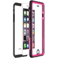 thumbnail image 2 of CellEver Waterproof Case for iPhone SE 2020 / iPhone 8 / iPhone 7, Clear Waterproof IP68 Certified Full Body Sealed Protective Transparent Cover KZ (Pink), 2 of 7
