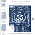 thumbnail image 5 of 50th Birthday Gifts for Men, 50 Years Old Birthday Gifts for Men, 50th Birthday Gifts Blanket 60"x50", 50 Year Old Gifts for Men, Mens 50th Birthday Gift Ideas, Happy 50th Birthday Decorations, 5 of 5