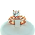 thumbnail image 3 of Envy Wedding Ring Set for Women 1.25Ct Solitaire Engagement Matching Band Ginger Lyne Collection, 3 of 8